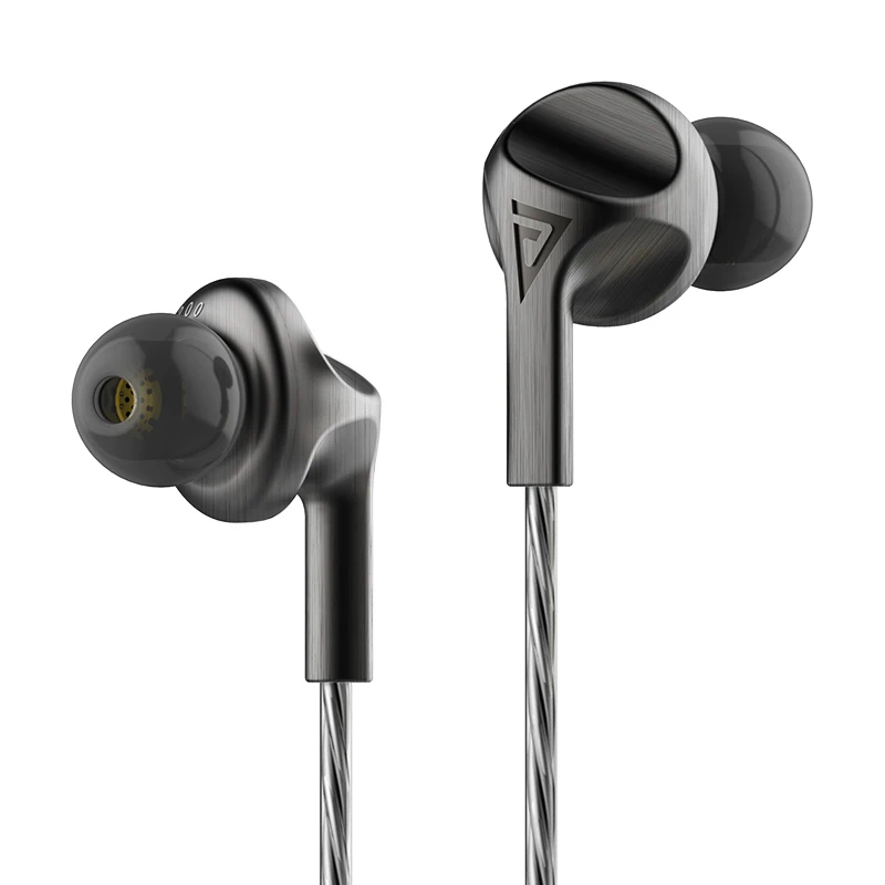 Металлические музыкальные наушники-вкладыши проводная стереогарнитура с
