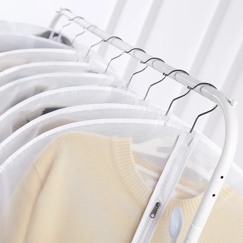

Clothing Covers Clear Suit Bag Moth Proof Garment Bags Breathable Zipper Dust Cover Storage Bags For Suit Dance Clothes