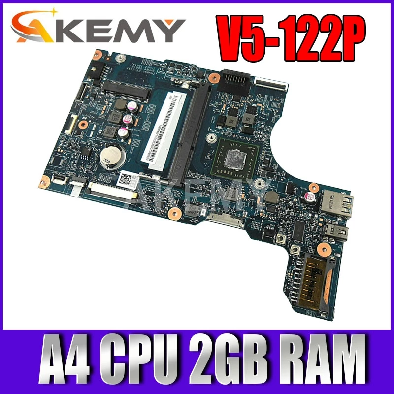 

Akemy For Acer aspire V5-122P Laptop Motherboard A4 CPU 2GB RAM Onboard NBM8W11001 48.4LK02.011