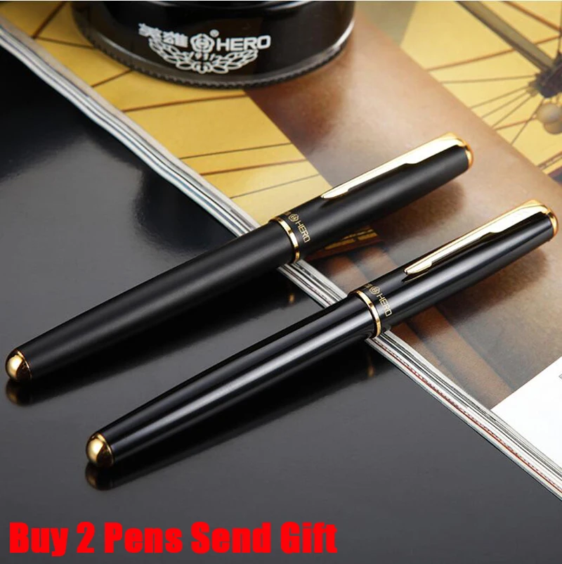 

New Arrival Brand Hero 5020 Metal Ink Fountain Pen Business Executive Writing Gift Pen Buy 2 Pens Send Gift