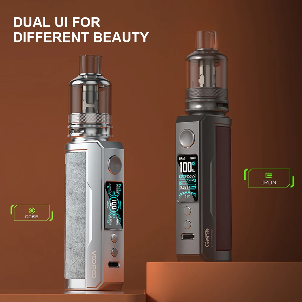 VOOPOO Drag X Plus Mod Pod Kit 100W 5 ml TPP Tank катушки No 18650/21700 батарея Vaper Mods электронная сигарета