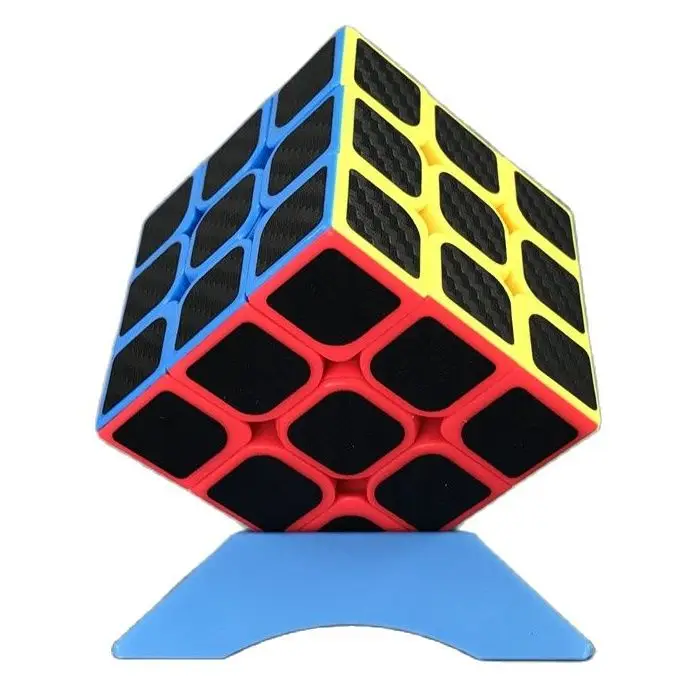 ЮМО и рисунком кунг фу Longyuan 3x3x3 карбоновое волокно Стикеры волшебный куб