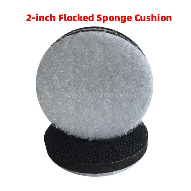 2 Дюймовая 50 мм Флокированная Губка из ЭВА для полировки самоклеящаяся угловая