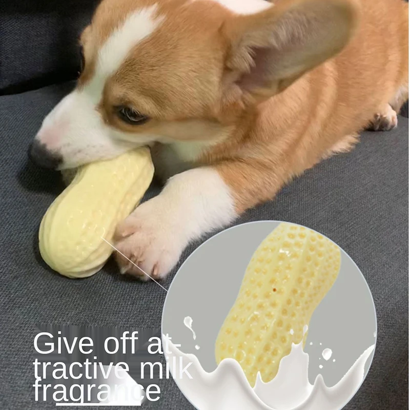 Игрушка для домашних животных вокальный арахис игрушка жевания агрессивных