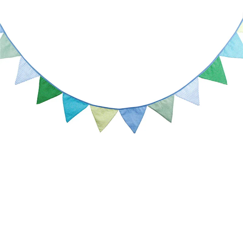 12 флаги 3 2 м Мода Синий Зеленый хлопчатобумажной ткани овсянка флаг Вымпел Баннер