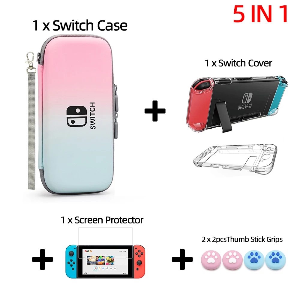 Переносной чехол сумка для хранения Nintendo Switch OLED дорожный защитный Чехол Жесткий