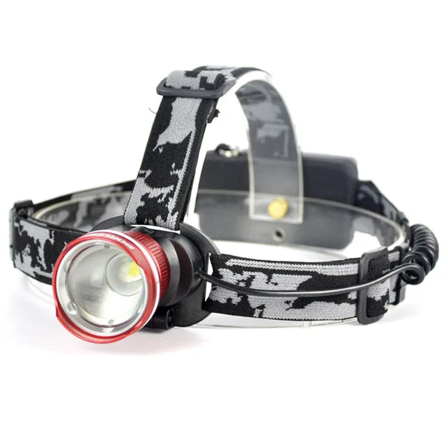 B BORUIT RJ-2190 3-Mode T6 светодиодный налобный фонарь с масштабируемым налобным фонариком 18650 аккумулятор водонепроницаемый фонарь для кемпинга рыбалки - Испускаемый цвет: B
