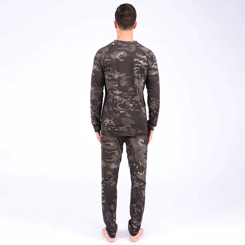 

Motorcycle T-Shirt & Pants Moto Motorbike Base Layers Men Sleeves Suit Compression Quick Dry Fitness Sport Bicycle Underwear Set