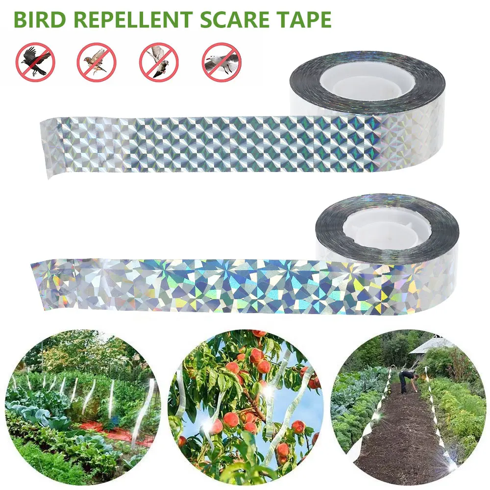 Мигающий анти лента для отпугивания птиц птица репеллент отпугивает