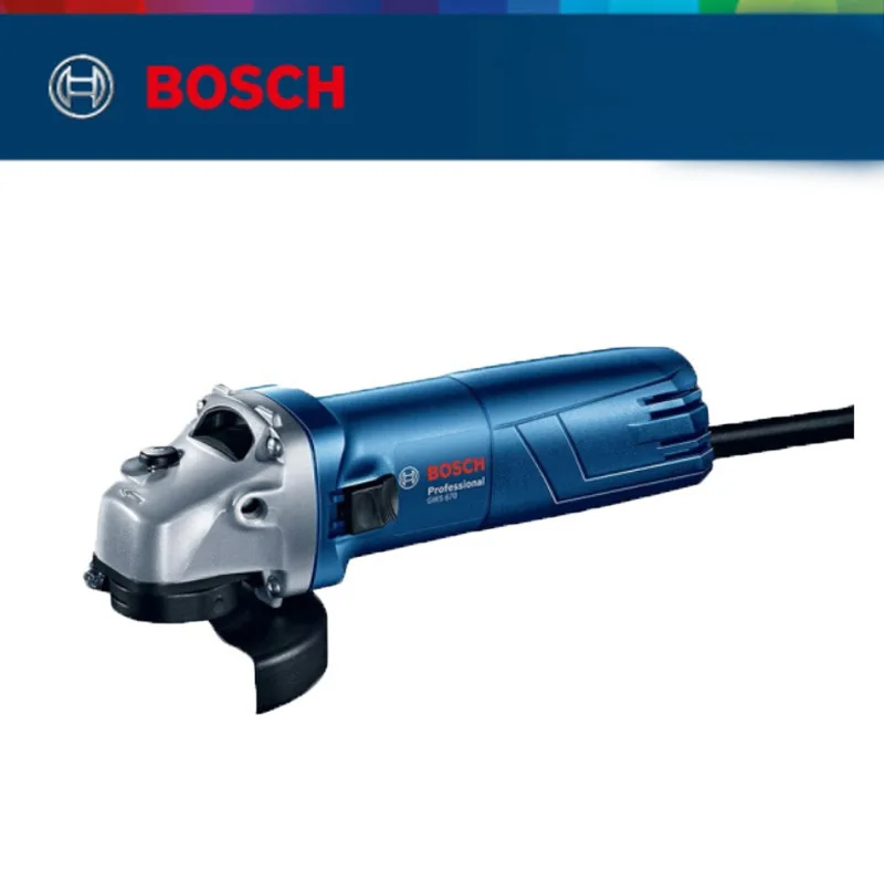 Угловая шлифовальная машина Bosch GWS660 для резки металла зеркальная и дерева