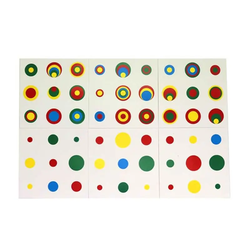 

Montessori Wooden Cylinders Educational Toys With Card Kids Children Early Teaching Gift