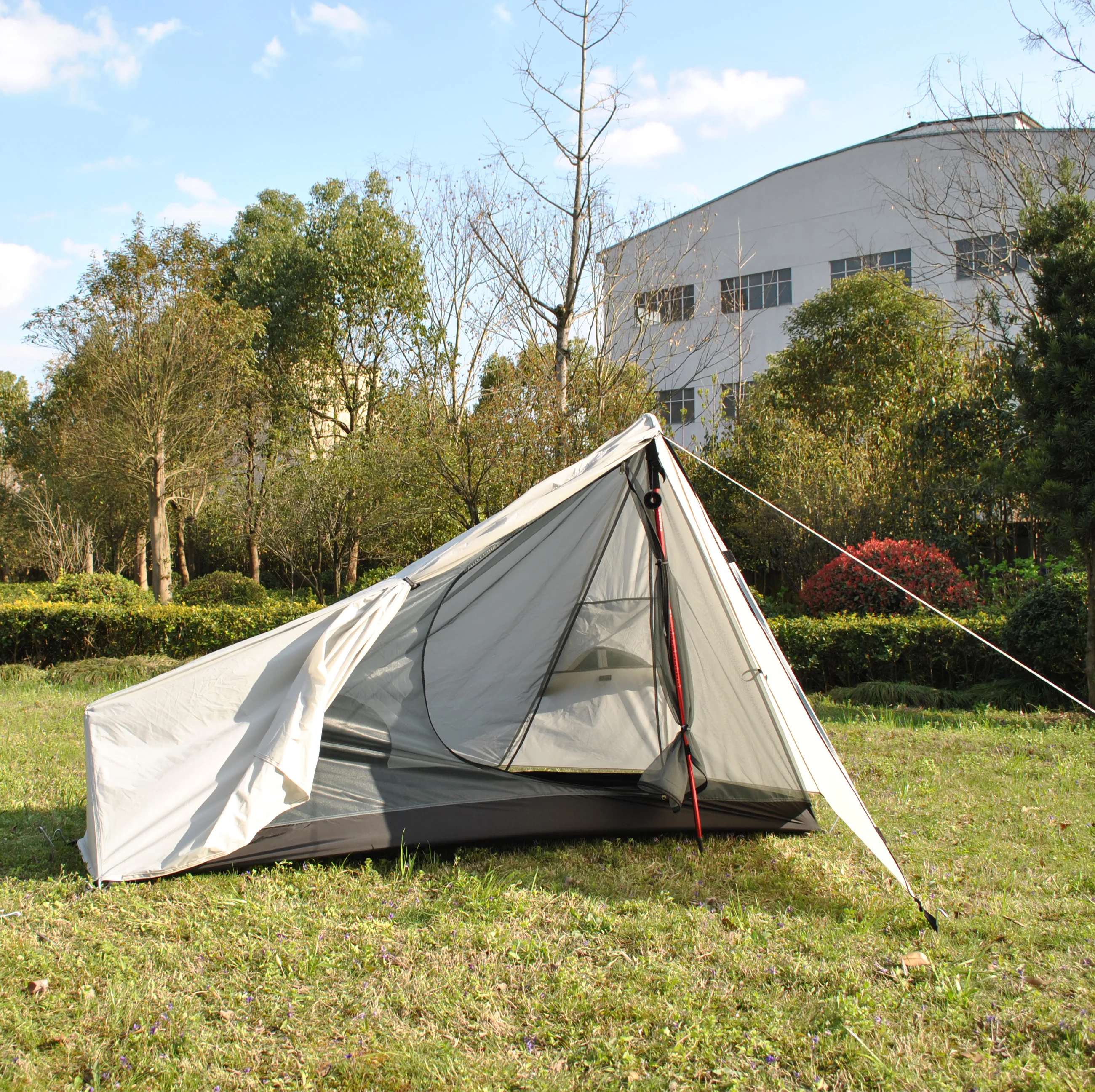 

Туристическая палатка CZX-531 pro на 1 человек, Ультралегкая Всесезонная профессиональная, 20D силиконовая, без каркаса, Ультралегкая