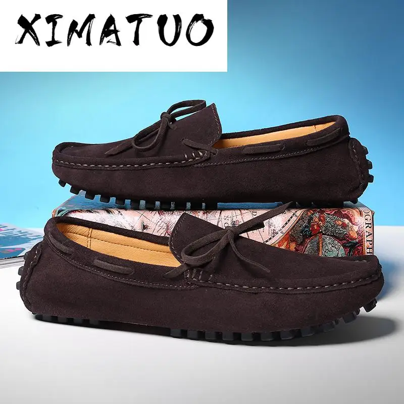 Мужские лоферы Обувь для вождения автомобиля Мужская повседневная обувь