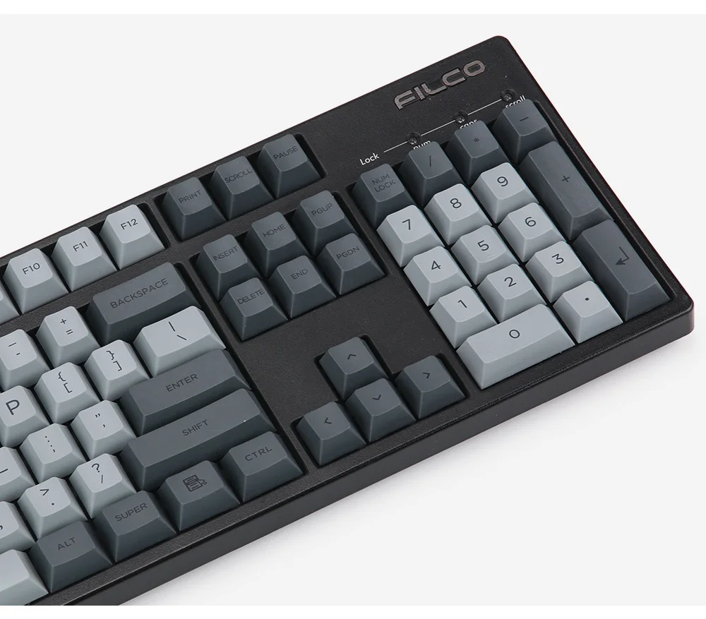 Цемент серый keycaps Вишневый профиль Dye-subbed145 ключи для Механическая клавиатура MX