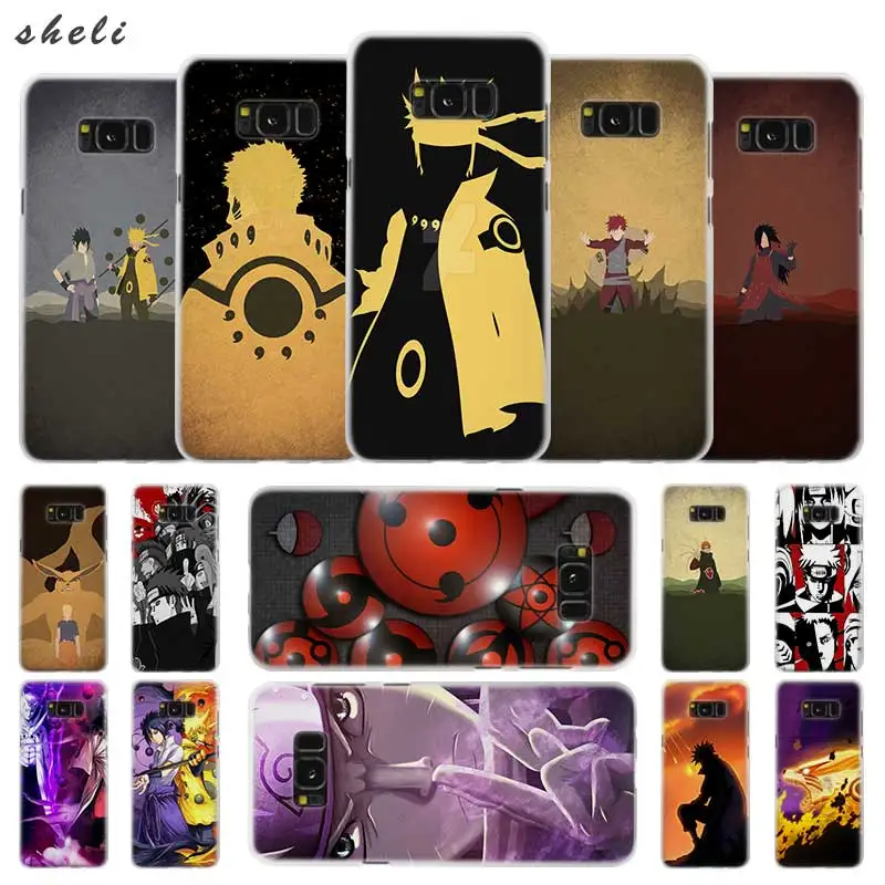 Sheli Аниме one piece прозрачный Note 10 9 pro Жесткий чехол для samsung Galaxy S4 S5 S6 S7 S8 S9 Mini Plus Edge s10 lite