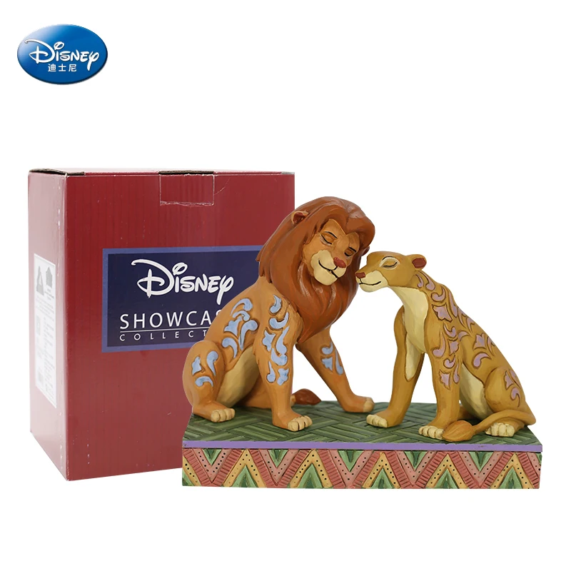 

12.5Cm Disney Genuine The Lion King Simba Nana Anime Action Figure Resin Model Hand-Made Peripherals CollectionOrnaments Toys