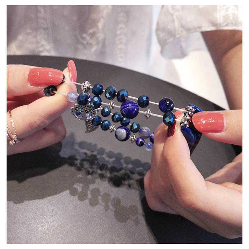 

Mi5 Women Bracelet for Xiaomi Mi Band 6 5 4 3 Watch Strap Beads Jewelry Wrist Belt for MIband 6 Accessories Bling Loop Watchband