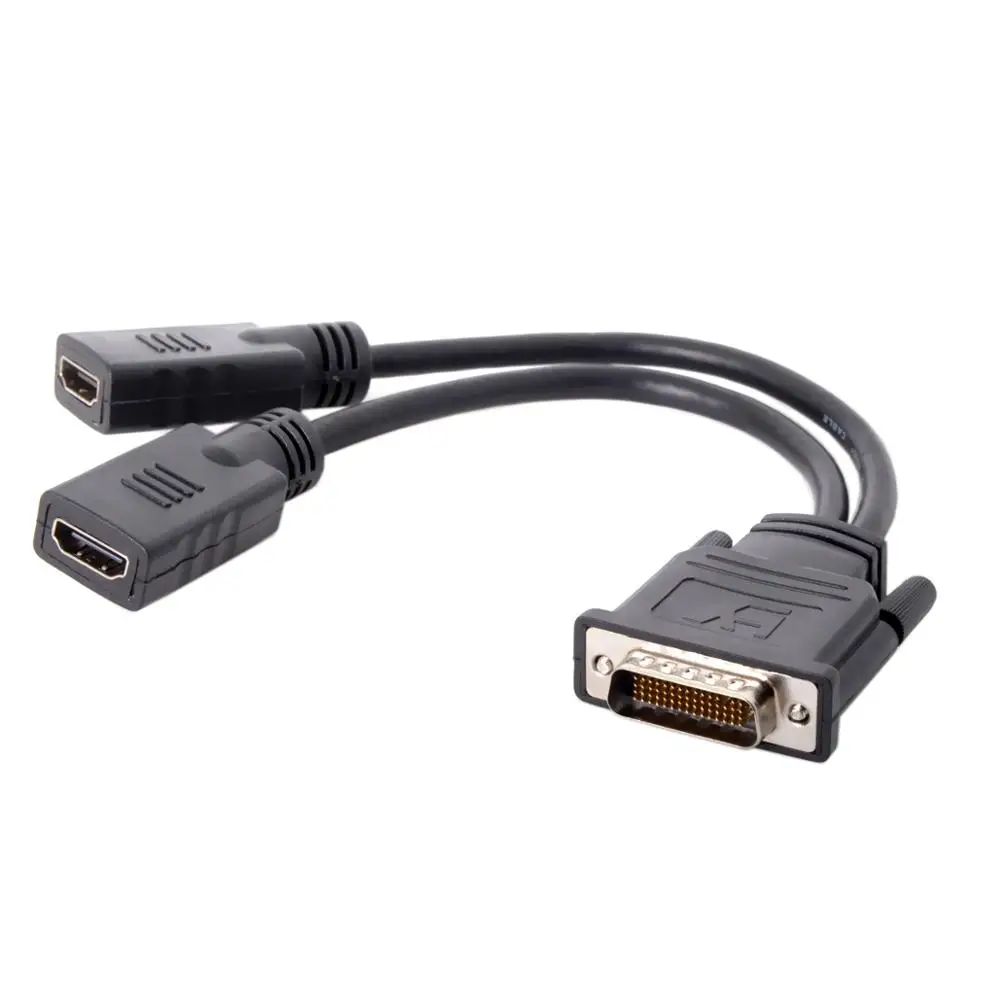 DMS59PIN к двойному HDMI компьютерная видеокарта dms59p даже HD Дисплей hdmi одна точка два