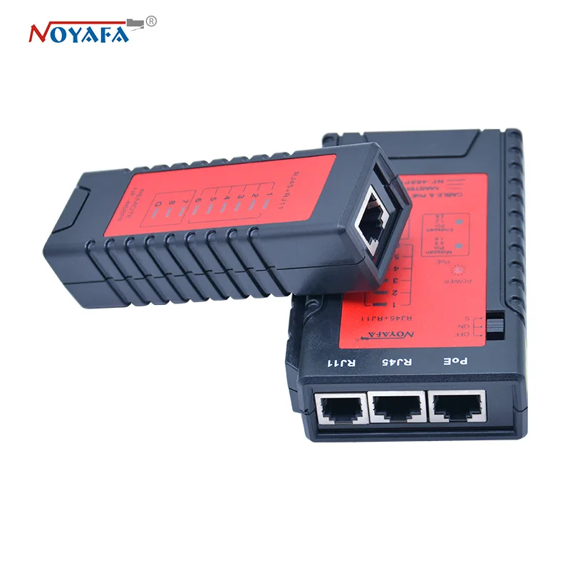 NF 468PF тестеры непрерывности кабеля тестер POE проверка RJ11 и RJ45 быстрое обнаружение