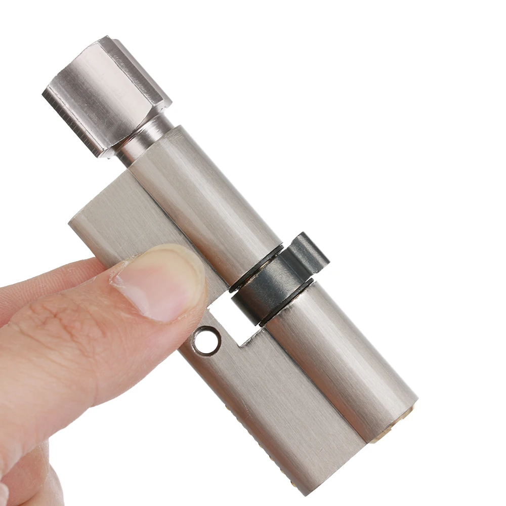 Латунный 6 контактный цилиндрический дверной замок цилиндр 70 мм для домашней