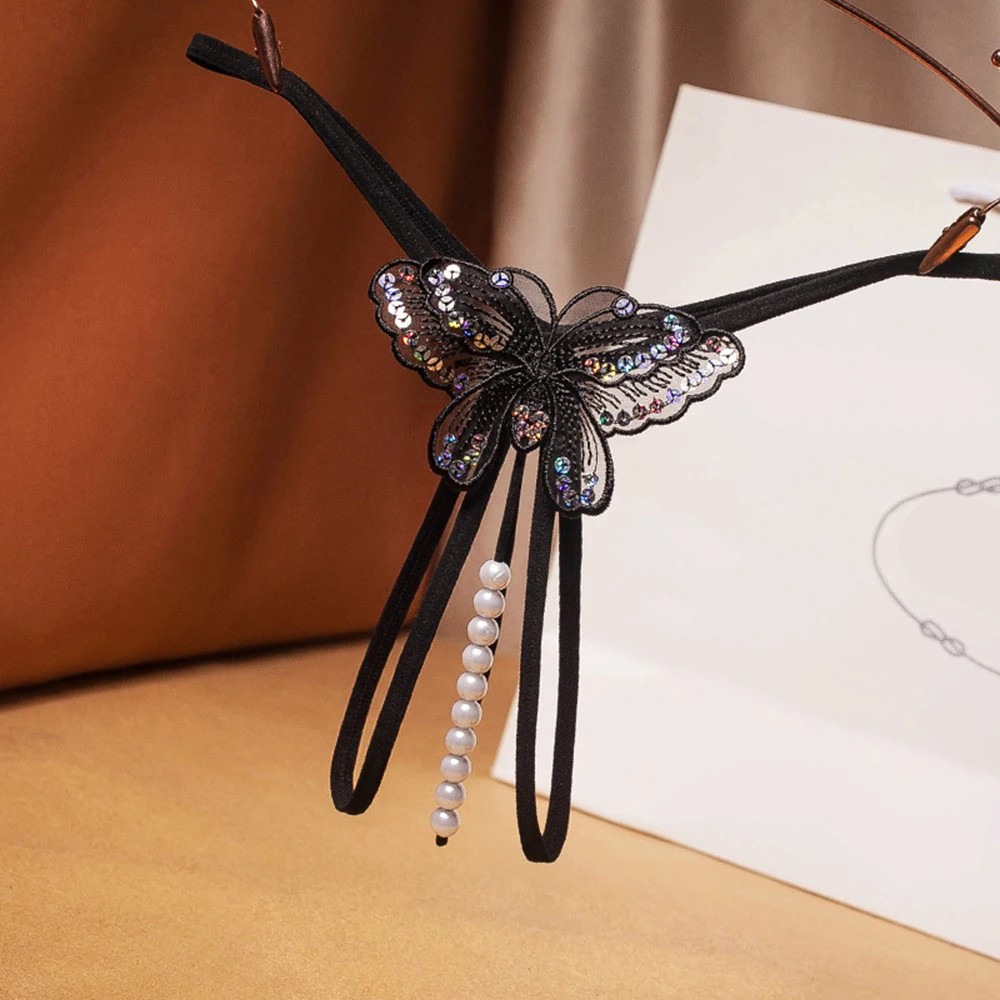 2020 Новый блестками платье с вышивкой принтом в виде бабочки трусики жемчужинами