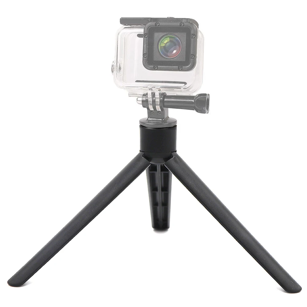 

DRECURN 13/20 cm Desktop Tripod Black Hard Plastic Tabletop Tripod Stand 1/4 Universal Tripod For Camera Phone Ring Light Video