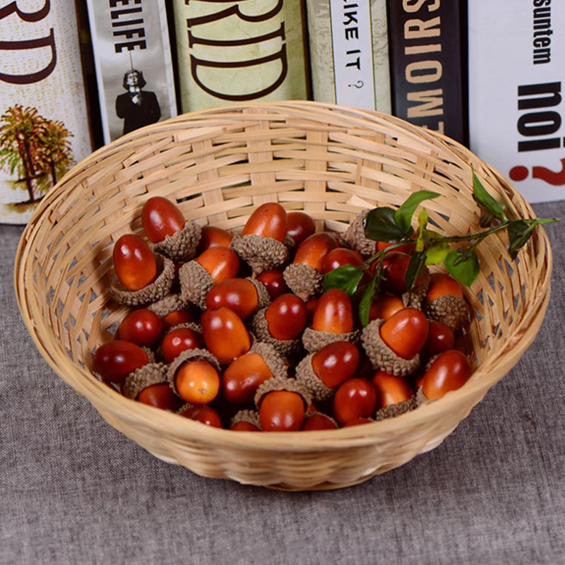 20 шт 3 см пенопластовые сосновые шишки мини искусственный пенопласт фрукты и