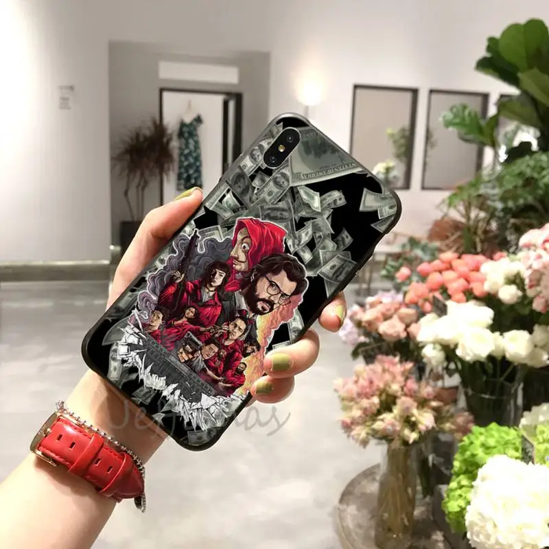 

Spain TV Money Heist House Paper Phone Case for iPhone 11 12 mini pro XS MAX 8 7 6 6S Plus X 5S SE 2020 XR