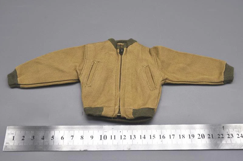 

In Stock Model 1/6th Fashion Trendy Zipper Jacket World War II USA Armored Soldiers For Mostly 12 inch Soldier Action