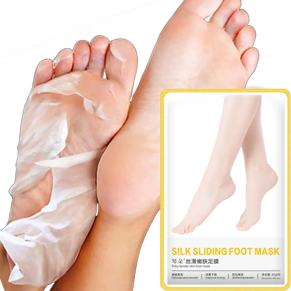 

1 пара/2 шт. отшелушивающие отбеливающие увлажняющие питательные анти-трещины никотинамид маски для ног Педикюр Уход за кожей ног
