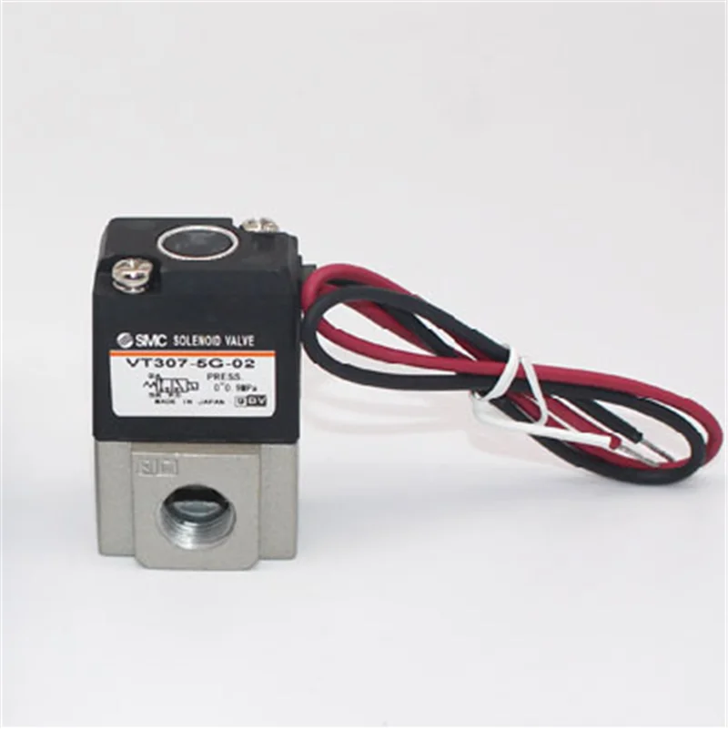 VT307 SMC оригинальный 3 порт клапан электромагнитный с прямым управлением типа Poppet