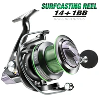 new spinning reel saltwater fishing reel accessories metal spool 20kg44lb drag power long distant surfcasting trolling molinete