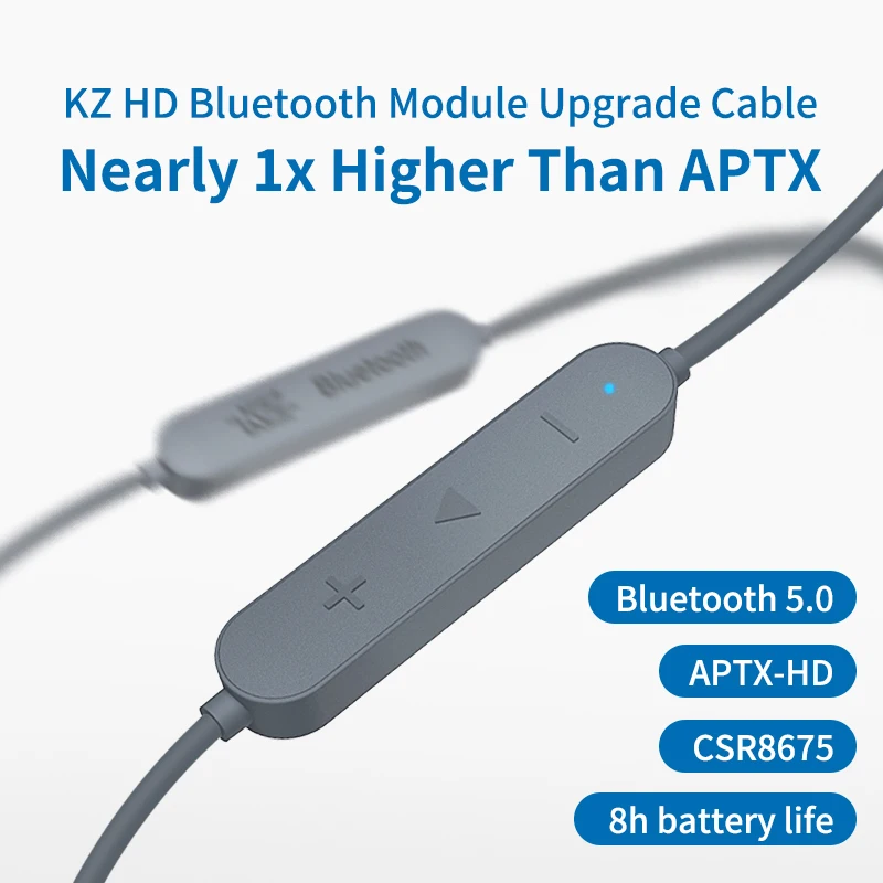 

2019 KZ Aptx Hd CSR8675 Bluetooth Module Cable Earphone 5.0 Wireless Upgrade Applies Original ForC10 C16 Ca4 CCA A10 KZ AS12