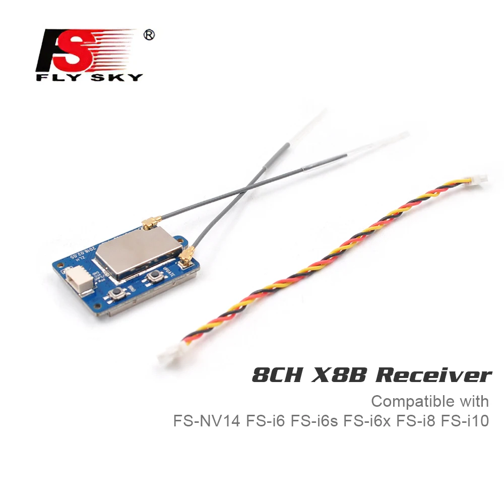 Flysky FS X8B приемник 8CH 2 4G i Bus с помощью которого можно/PPM для Nirvana NV14 i6 i6s i6x i8 i10