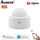 Датчик движения Aubess Zigbee, умный детектор движения тела, с Alexa