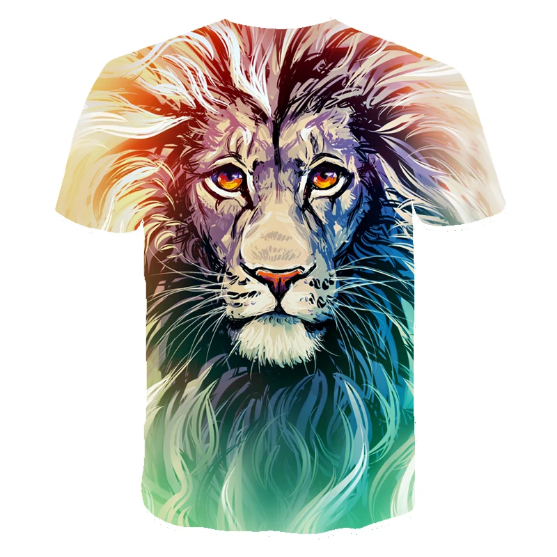 

Cartoon Animal Baby Child Boy Birl Children Fashion Street Short-Sleeved Summer Dress Lion Monkey Print T-Shirt Red Car Cradle
