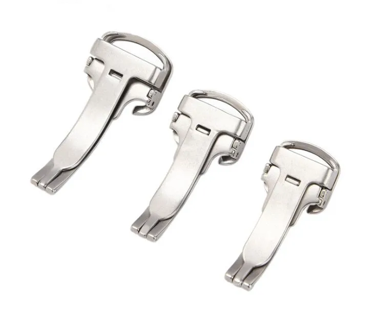 Золото/серебро/розовое золото цвет 12 ~ 20 мм сталь раскрытие Пряжка ремешок