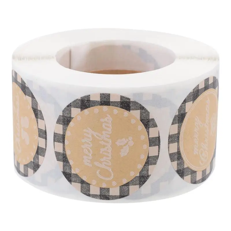 

1 рулон, универсальная нежная Очаровательная наклейка, рулон декоративных наклеек для Рождественского украшения, подарок