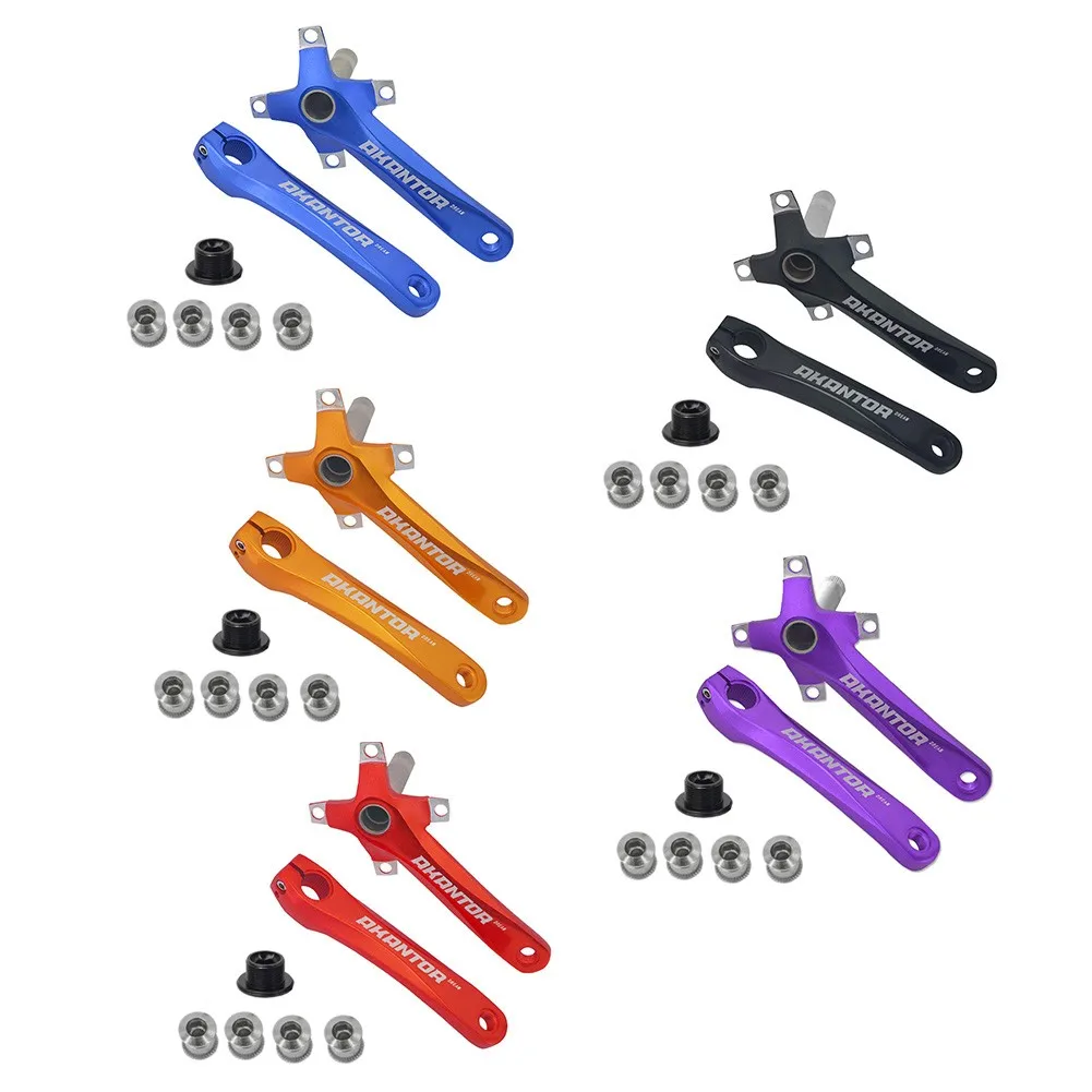 

Cycling Bicycle Crankset Kit Cranks Arm MTB Bike Narrow Teeth With Screws