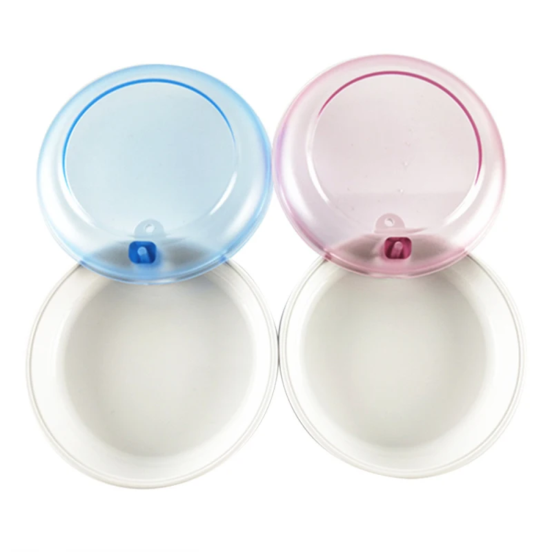 Портативная коробка для зубных протезов вращающийся контейнер чехол чистки