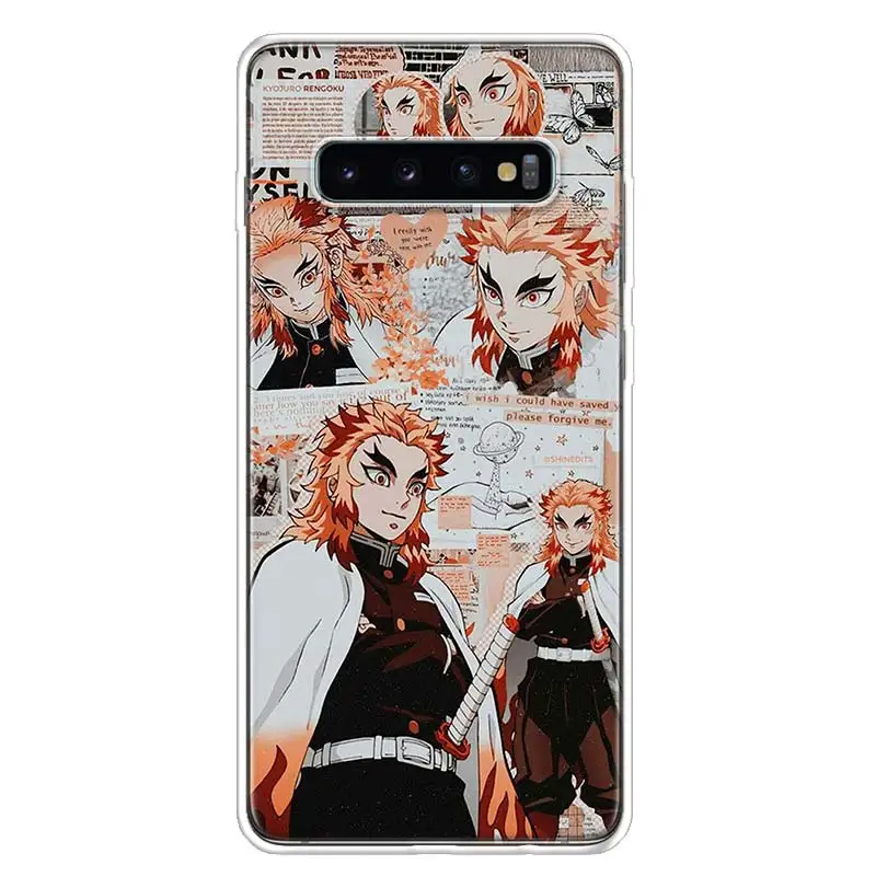 Kimetsu No Yaiba Demon Slayer Anime Phone Case For Samsung Galaxy S20 FE S21 S22 S23 Ultra S10 Lite S9 S8 Plus S7 Edge + Art Coq