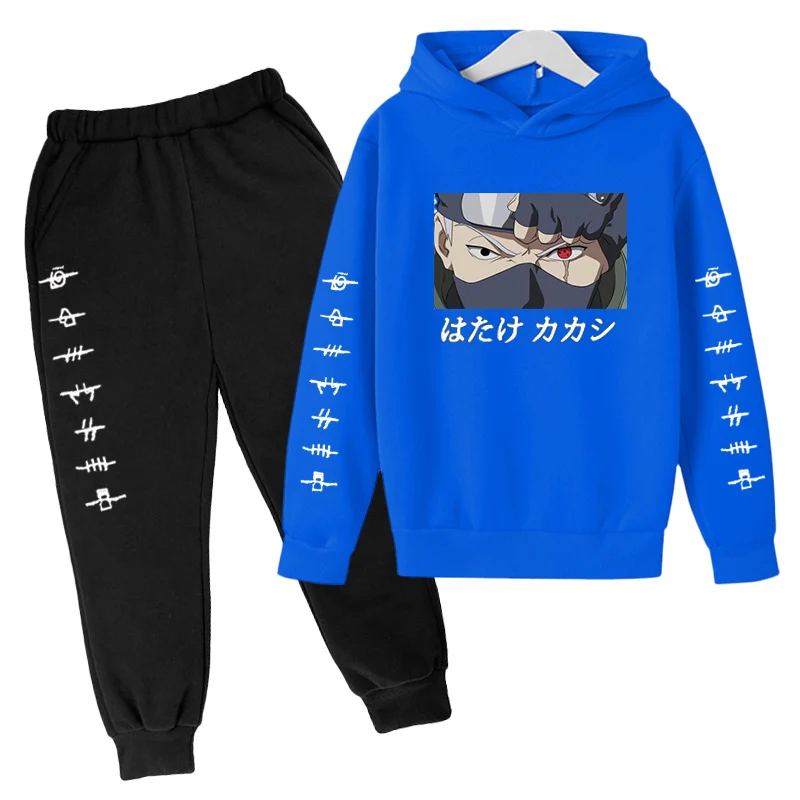 Narutos Clothing Sets Hoodie Top Games Child Tracksuit Girl Toddler clothes Baby Casual Jogging Sportswear Cotton suit | Детская одежда