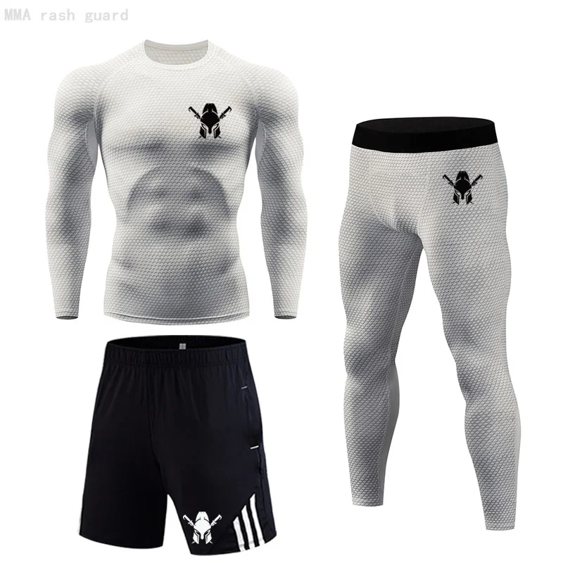 

Мужской термокомплект, компрессионное нижнее белье, тренировочный комплект, теплый тренировочный костюм, рубашка с длинным рукавом, леггин...