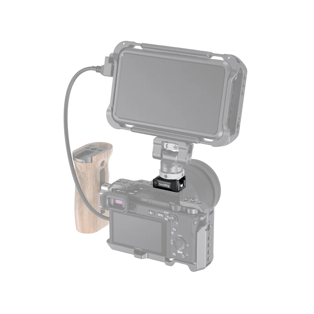 SmallRig Адаптер для крепления холодного башмака с защитной кнопкой быстросъемная