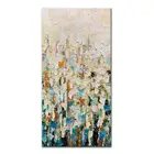 Настенная картина Mintura для гостиной, картина маслом на холсте, ручная роспись, Вертикальный стиль, цветная абстракция, домашний декор, картина без рамки