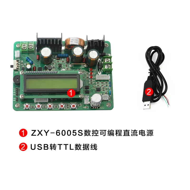 

ZXY6005S High-precision Programmable Digital Control DC Stabilized Constant Current Power Adjustable Step-down Module 60V 5A