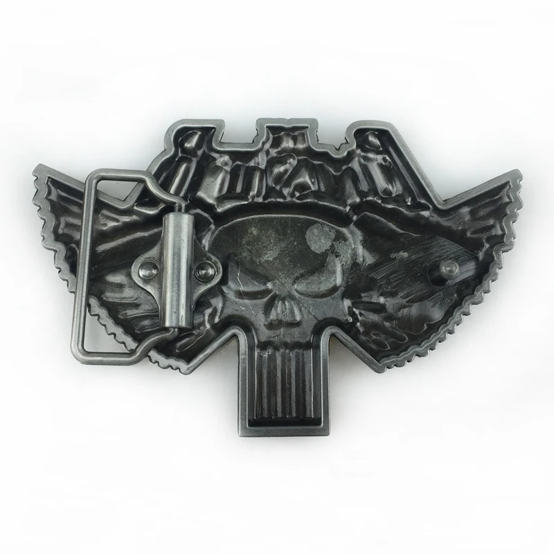 Винтажный череп серебряного цвета мужской ремень с пряжкой в стиле панк фильма 4