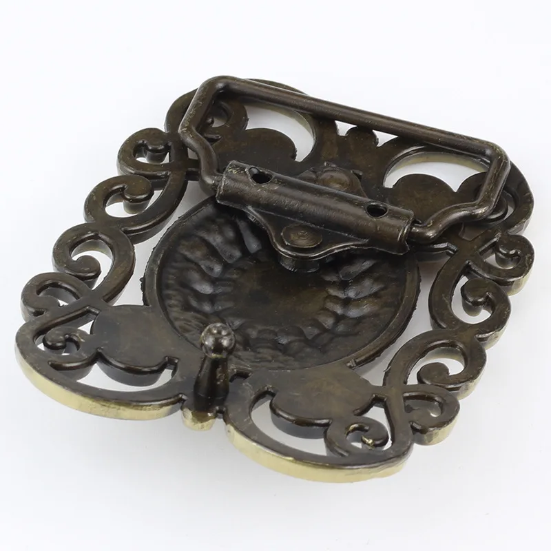 Пряжка для ремня женщин Бронзовый Ретро стиль цветы и драгоценные камни 3 8 см