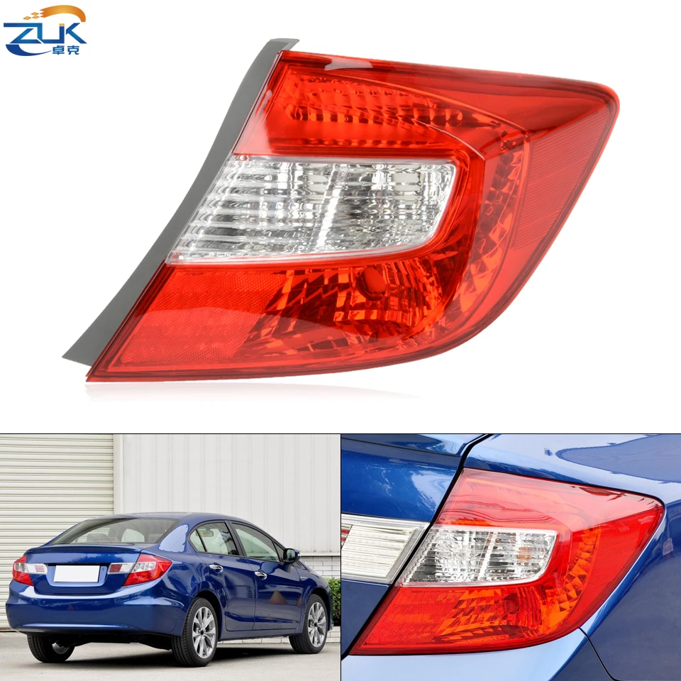 ZUK для хвостовой части автомобиля светильник HONDA CIVIC 2013 FB задний бампер обратного