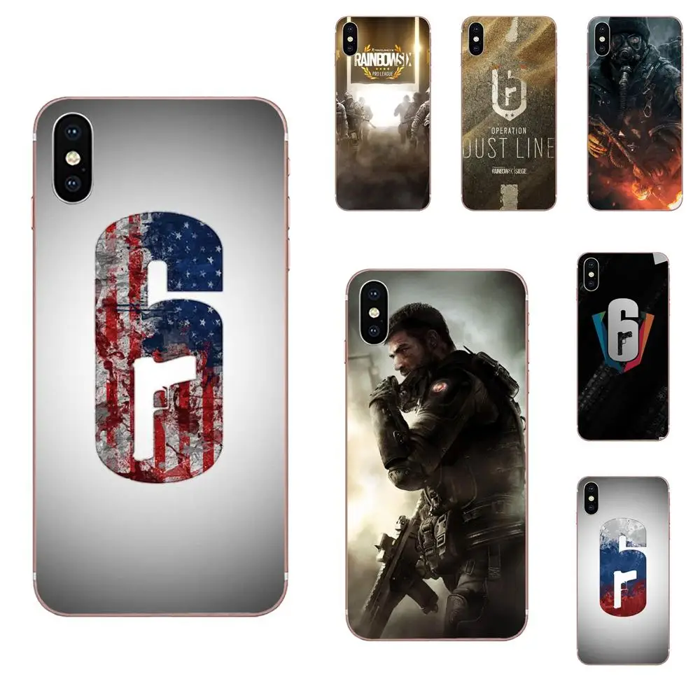 Тома Клэнси S Радуга 6 Патриоты Diy чехол для телефона Galaxy J1 J2 J3 J330 J4 J5 J6 J7 J730 J8 2015 2016